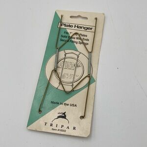 Vintage Metal Plate Hanger